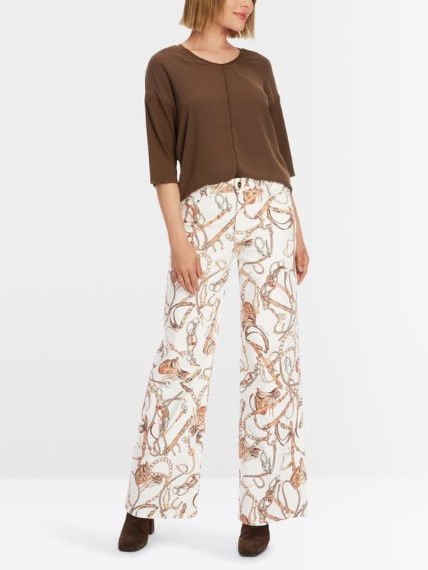 Marc Cain Blusenshirt mit V-Neck Sonderangebote