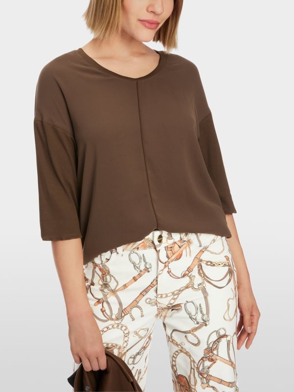 Marc Cain Blusenshirt mit V-Neck Sonderangebote