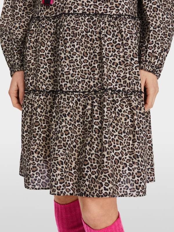 Marc Cain Kurzes Stufenkleid in Baumwolle Online Outlet