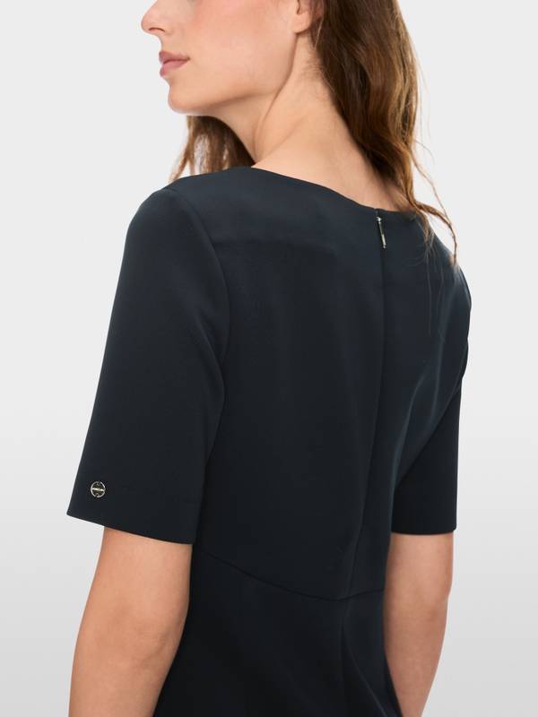Marc Cain Scuba-Kleid mit Wickeleffekt Räumungsverkauf