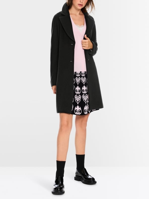 Marc Cain Flauschiger Mantel mit Kimono-Ärmel Kostenlose Rückgabe