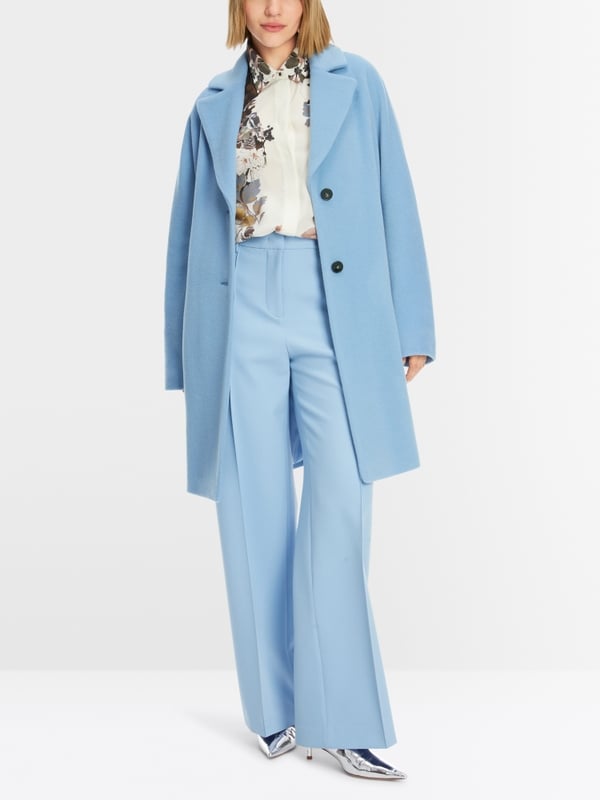 Marc Cain Flauschiger Mantel mit Kimono-Ärmel Letzter Tag