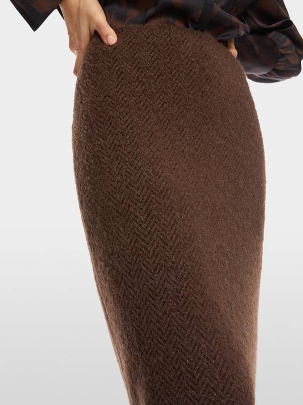 Marc Cain Schmaler Midirock Knitted in Germany Outlet