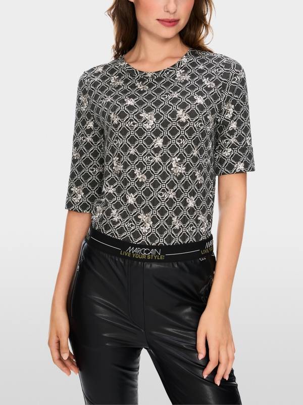 Marc Cain Shirt aus Baumwollstretch Räumungsverkauf