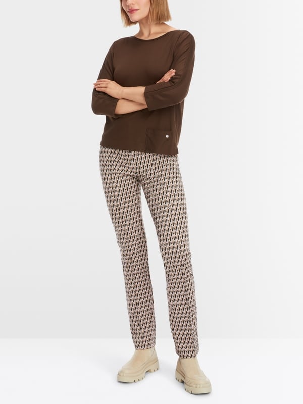 Marc Cain T-Shirt mit Tasche Super Sparpreis