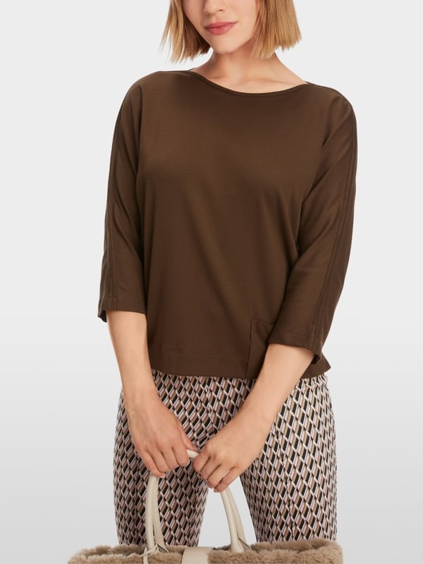 Marc Cain T-Shirt mit Tasche Super Sparpreis