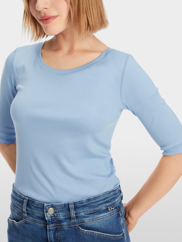 Marc Cain T-Shirt mit Turn-up-Ärmeln Wochenangebot
