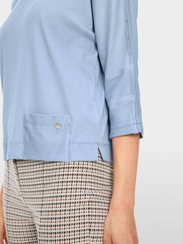 Marc Cain T-Shirt mit Tasche Kostenlose Rückgabe