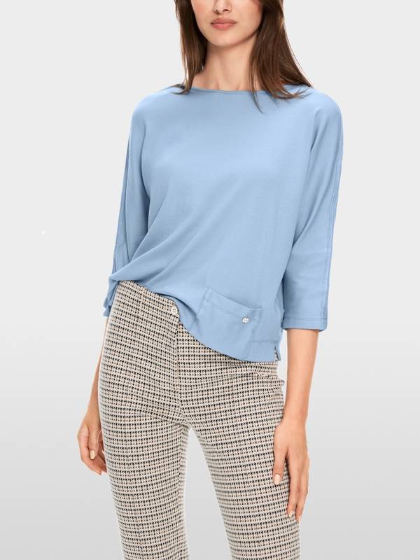 Marc Cain T-Shirt mit Tasche Kostenlose Rückgabe