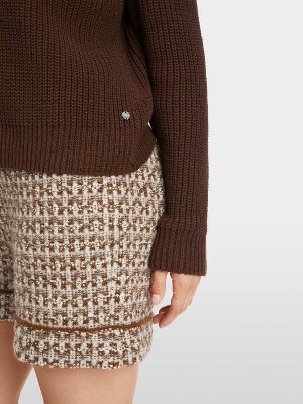 Marc Cain Rippen-Cardigan in Deutschland gestrickt Outlet