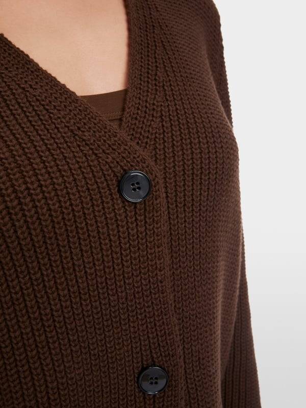 Marc Cain Rippen-Cardigan in Deutschland gestrickt Outlet