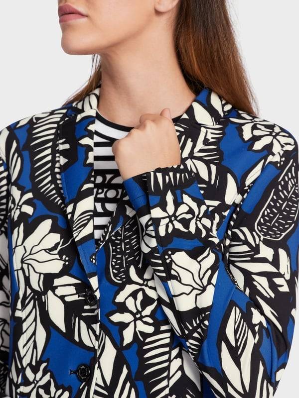 Marc Cain Jerseyblazer mit Alloverprint Günstig kaufen