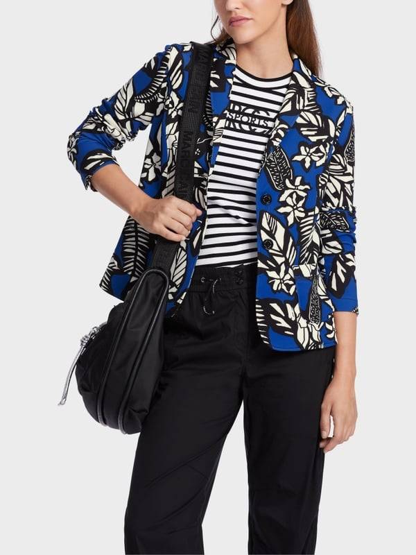 Marc Cain Jerseyblazer mit Alloverprint Günstig kaufen