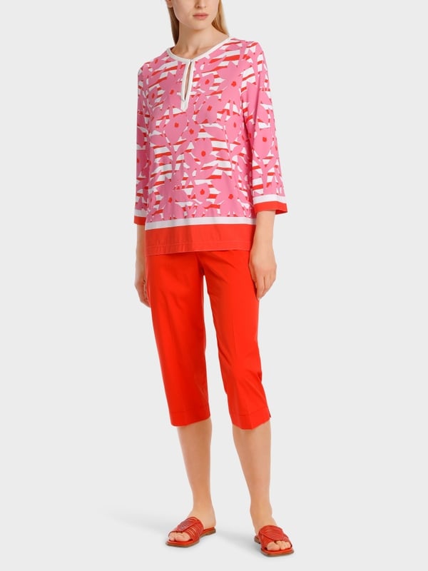 Marc Cain Elegante Bluse mit Overprint Cyber Monday