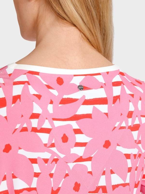 Marc Cain Elegante Bluse mit Overprint Cyber Monday