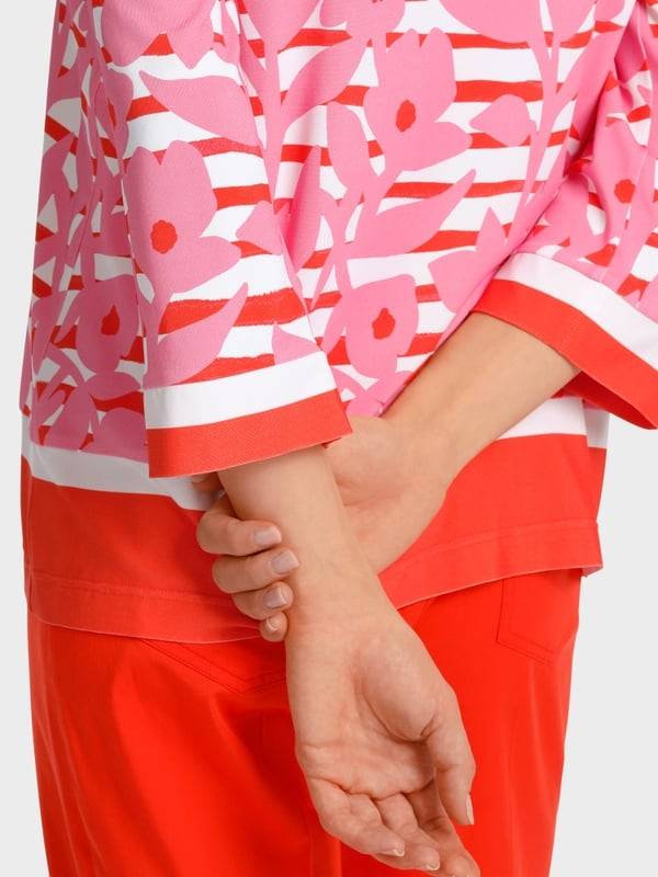 Marc Cain Elegante Bluse mit Overprint Cyber Monday