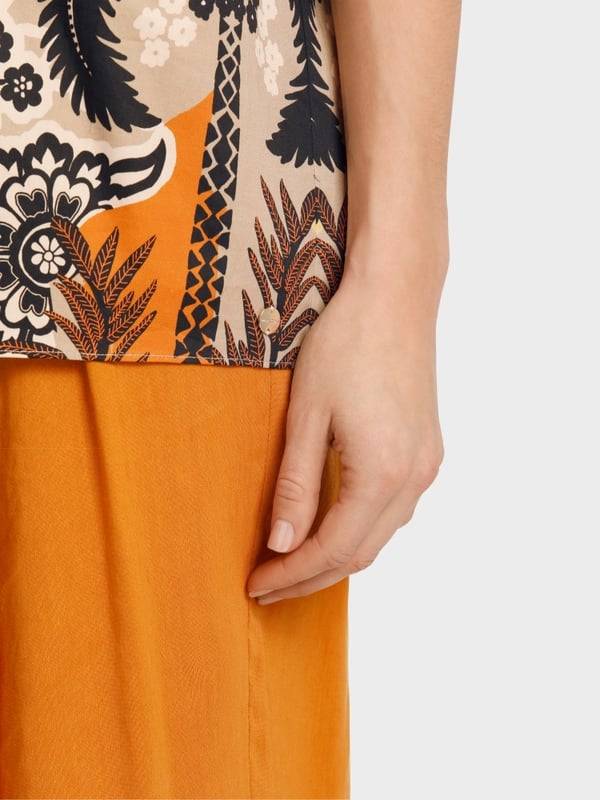 Marc Cain Bedruckte Bluse im Tunikastil Valentinstagsangebot