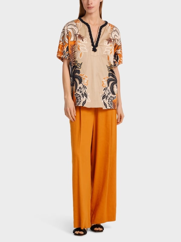 Marc Cain Bedruckte Bluse im Tunikastil Valentinstagsangebot
