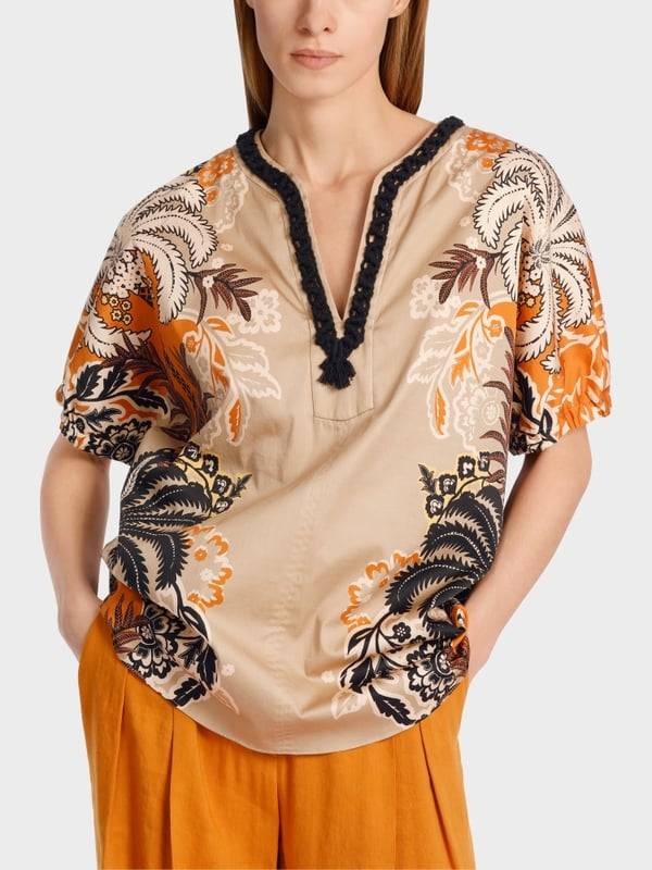 Marc Cain Bedruckte Bluse im Tunikastil Valentinstagsangebot