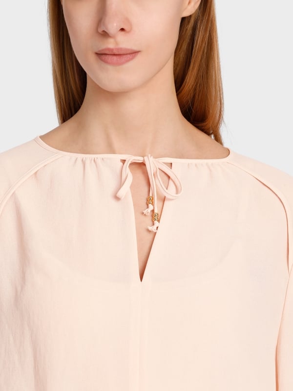 Marc Cain Leichte Bluse aus recyceltem Polyester Heißer Verkauf