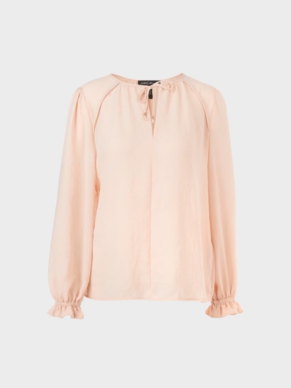 Marc Cain Leichte Bluse aus recyceltem Polyester Heißer Verkauf