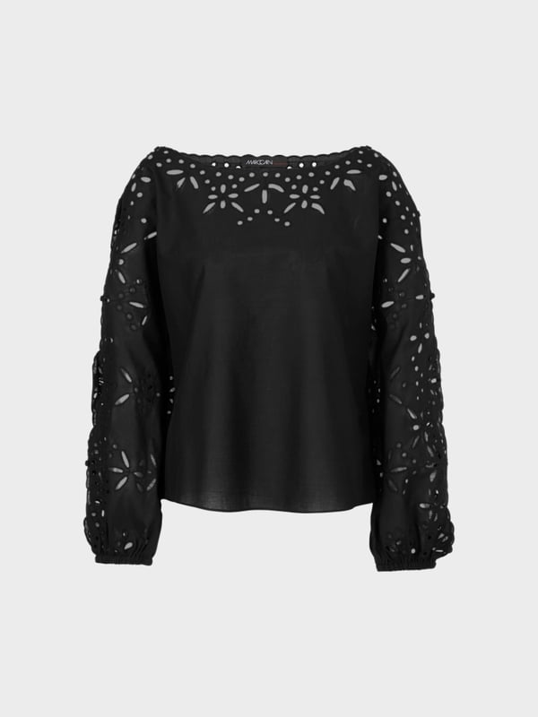 Marc Cain Spitzenbluse in A-Shape Neueste Mode