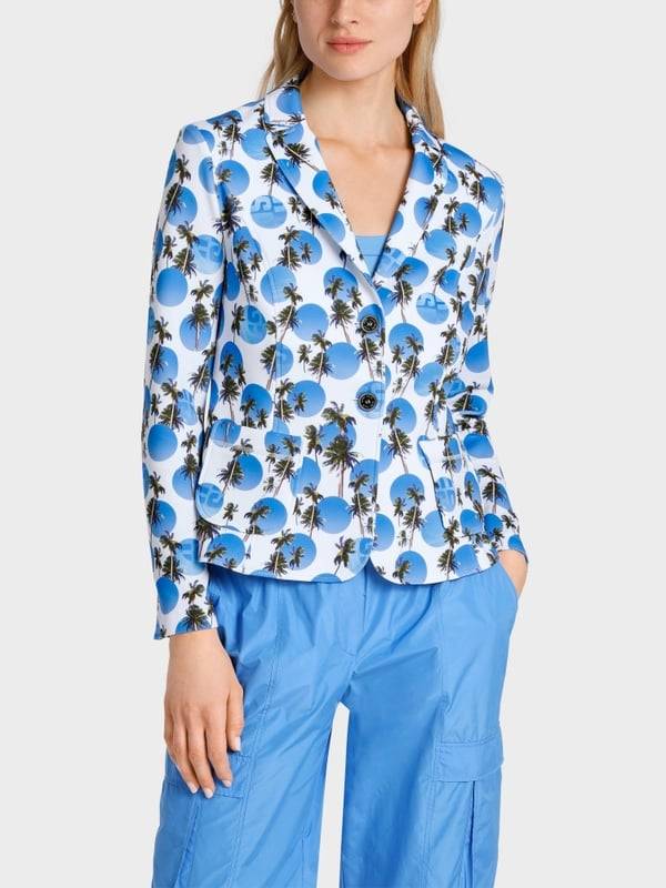 Marc Cain Beach-Point-Blazer aus Scubamaterial Große Rabatte