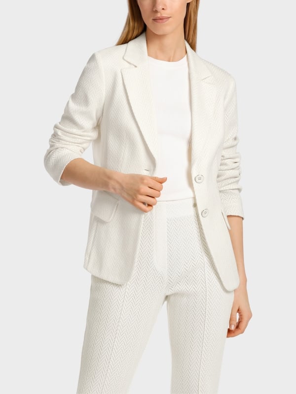 Marc Cain Körpernaher Blazer aus Strick Kauf eins, bekomm eins gratis