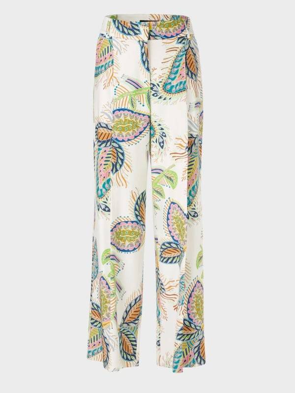 Marc Cain Modell WICHITA – Bundfaltenhose bedruckt Riesige Ersparnisse