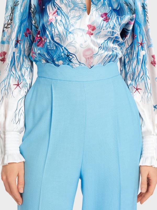 Marc Cain Modell SANAA mit gewelltem Bundabschluss Tiefpreis