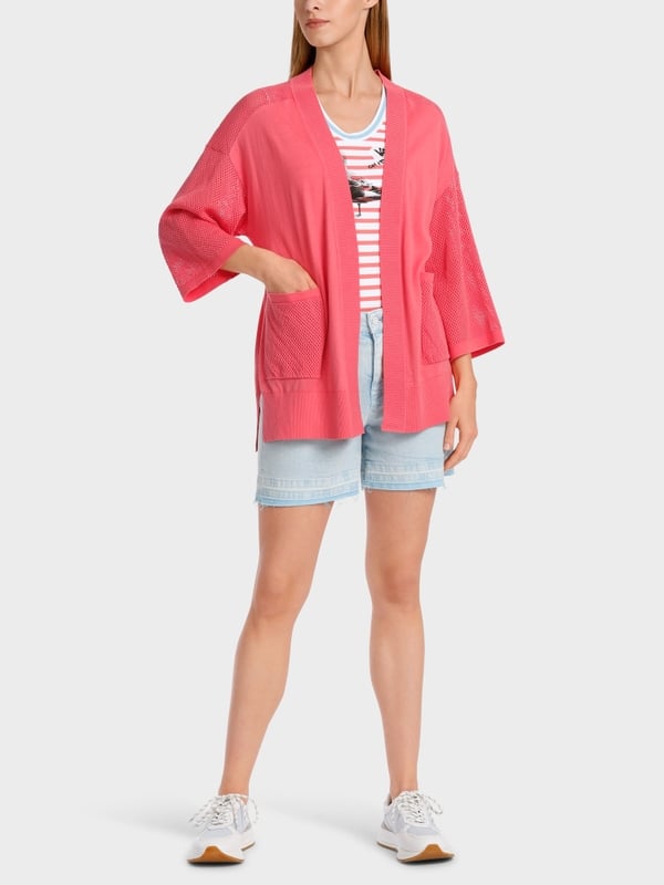 Marc Cain Cardigan mit Lochinsert Discount Store für neue Produkte