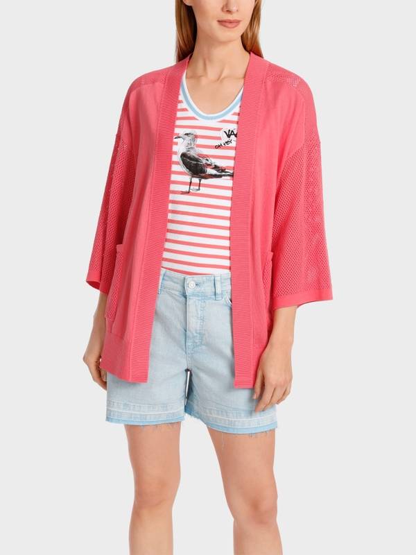 Marc Cain Cardigan mit Lochinsert Discount Store für neue Produkte