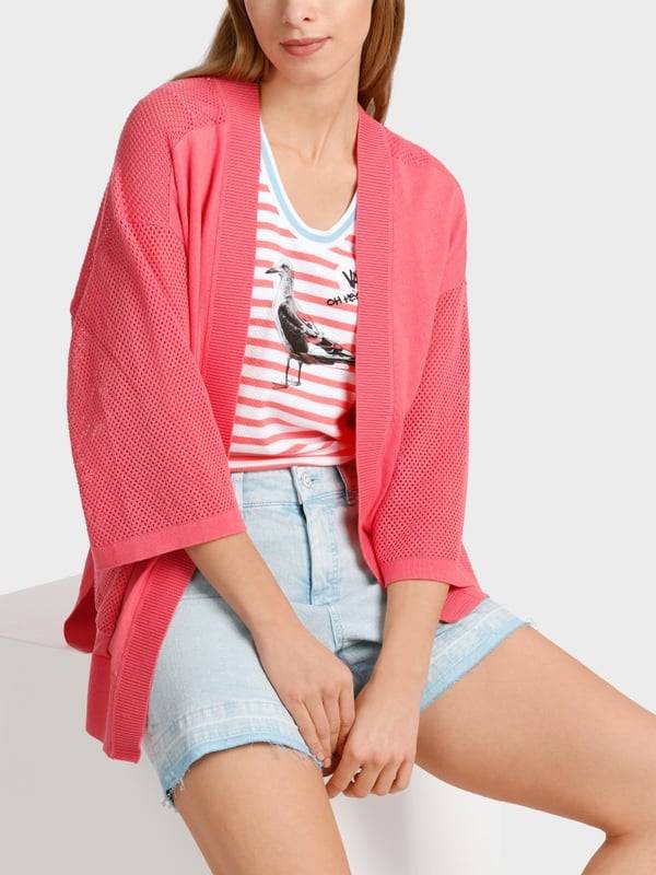 Marc Cain Cardigan mit Lochinsert Discount Store für neue Produkte