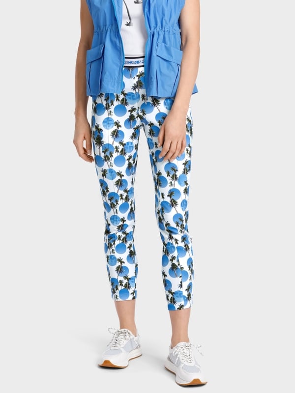 Marc Cain Modell SOFIA - Palmenprint auf Scuba Black Friday Preise