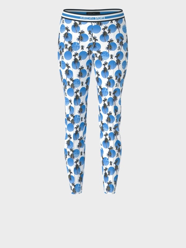 Marc Cain Modell SOFIA - Palmenprint auf Scuba Black Friday Preise