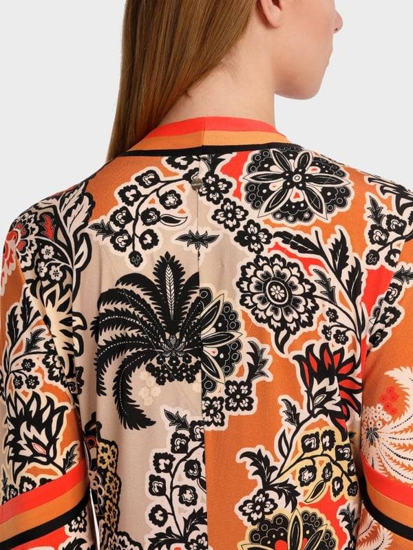 Marc Cain Midilanges Kleid im Seventies Style Saisonschlussverkauf