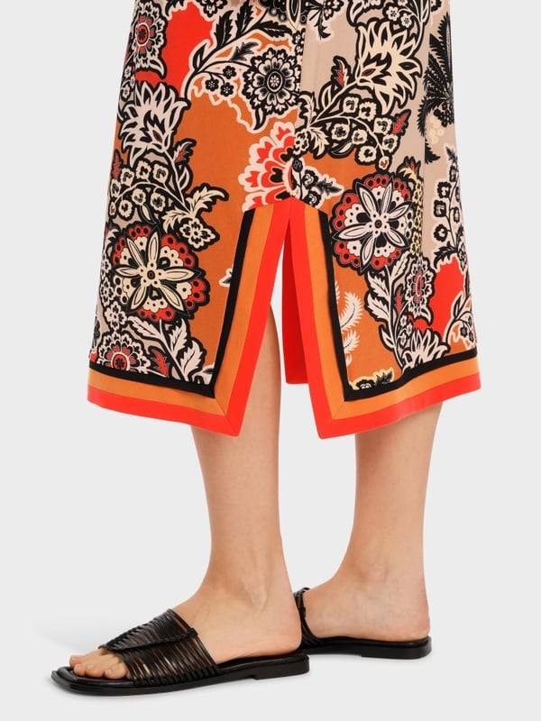 Marc Cain Midilanges Kleid im Seventies Style Saisonschlussverkauf