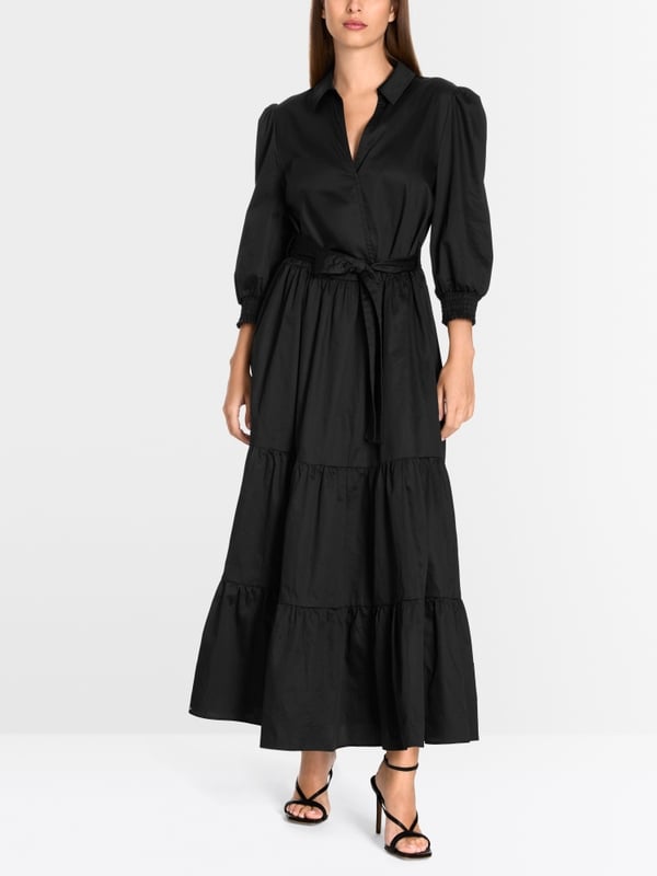 Marc Cain Langes tailliertes Stufenkleid Black Friday