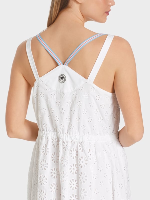 Marc Cain Sommerkleid mit Lochstickerei Heißer Verkauf