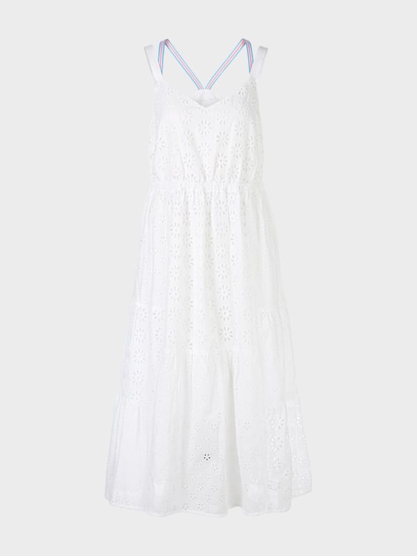 Marc Cain Sommerkleid mit Lochstickerei Heißer Verkauf