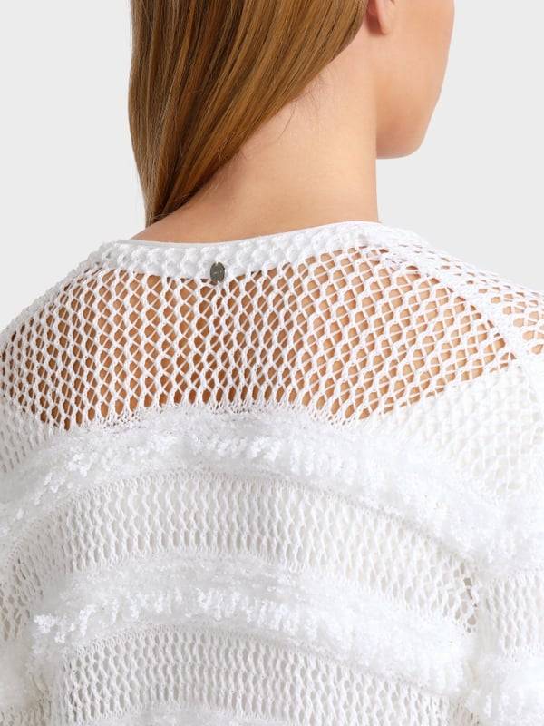 Marc Cain Mantel mit Struktur – Knitted in Germany Räumungsverkauf