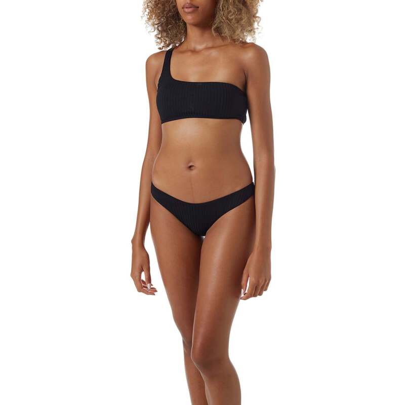 BIKINIS Toulouse Padded Bikini Black Ribbed im Angebot