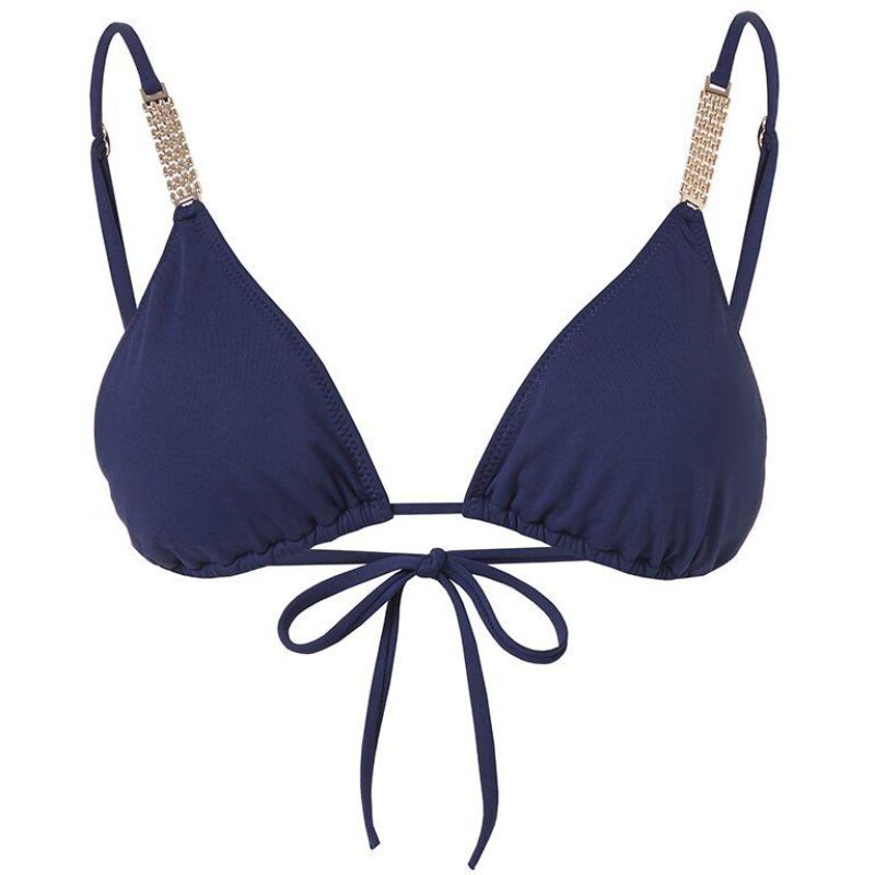 BIKINIS Maldives Padded Triangel Bikini Navy Günstiger Verkauf