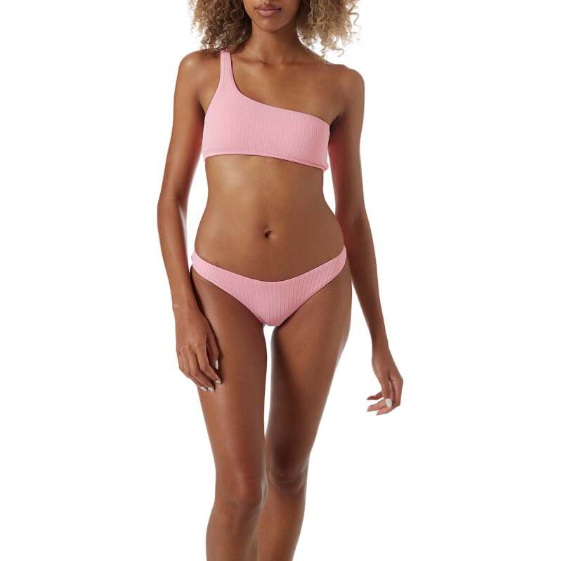 BIKINIS Toulouse Padded Bikini Blush Ribbed Fabrikverkauf