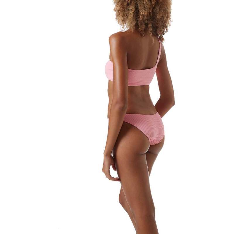 BIKINIS Toulouse Padded Bikini Blush Ribbed Fabrikverkauf