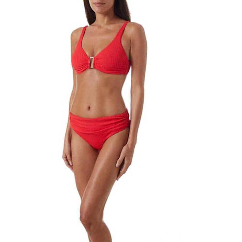 BIKINIS Bel Air Bügel Bikini Red Ribbed Wochenangebot