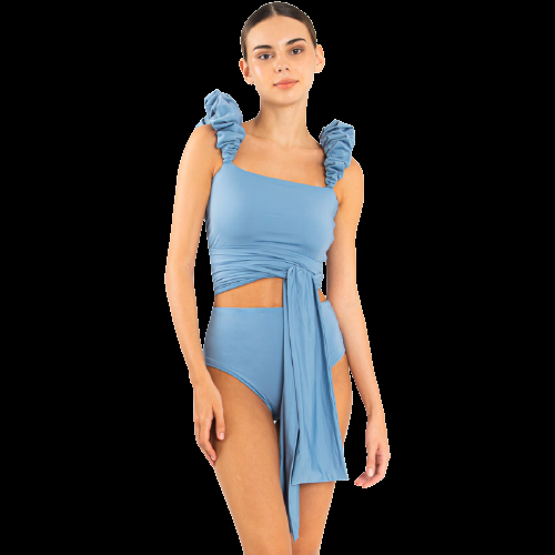 BIKINIS Duna Bikini Steel Blue Auslauf