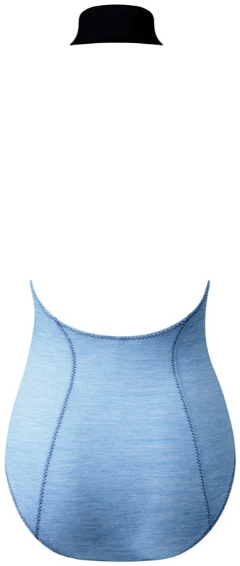 SALE Lisa Marie Denim Badeanzug im Angebot