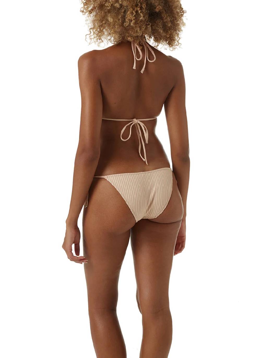 BIKINIS Miami Padded Triangel Bikini Tan Ribbed Outlet