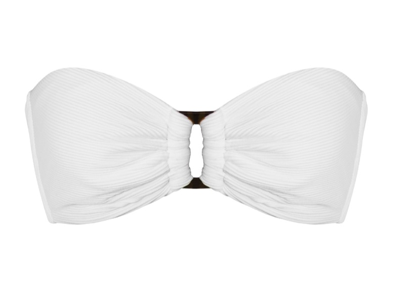 NEUHEITEN White Pearl Padded Bandeau Bikini Angebote